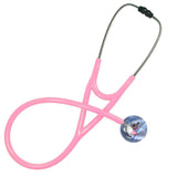 UltraScope Single Stethoscope Angel with Trumpet Light Pink