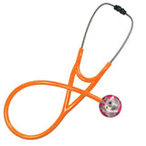 UltraScope Single Stethoscope Cat Face Hot Pink