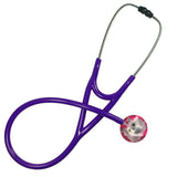 UltraScope Single Stethoscope Cat Face Hot Pink