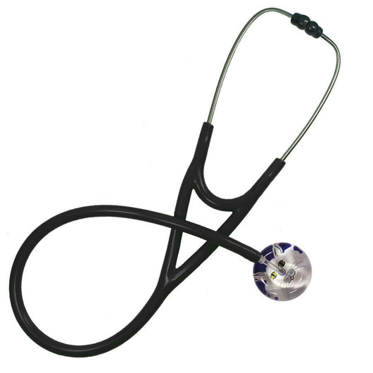 UltraScope Single Stethoscope Cat Face Purple