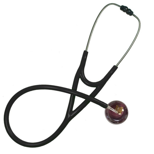 UltraScope Single Stethoscope Teddy Bear Burgundy