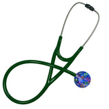 UltraScope Single Stethoscope Flower Power Royal Blue