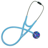 UltraScope Single Stethoscope Flower Power Royal Blue