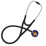 UltraScope Single Stethoscope Tiger Face Purple