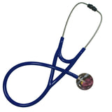 UltraScope Single Stethoscope 50's Chic Burgundy with navy blue tubing by Ultrascope