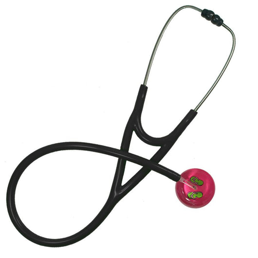 UltraScope Single Stethoscope Flip Flops Hot Pink