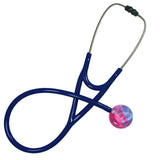 UltraScope Single Stethoscope Diagonal Light Blue and Hot Pink