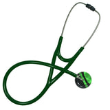 UltraScope Single Stethoscope Diagonal Light Green and Black