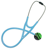 UltraScope Single Stethoscope Diagonal Light Green and Black