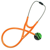 UltraScope Single Stethoscope Diagonal Light Green and Black