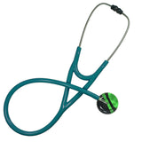 UltraScope Single Stethoscope Diagonal Light Green and Black