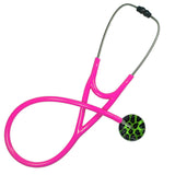 UltraScope Single Stethoscope Leopard Print Light Green