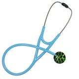 UltraScope Single Stethoscope Leopard Print Light Green