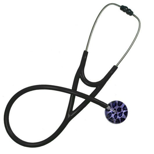 UltraScope Single Stethoscope Leopard Print Purple