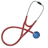 UltraScope Single Stethoscope Leopard Print Royal Blue