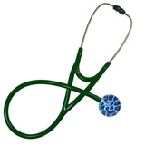 UltraScope Single Stethoscope Leopard Print Royal Blue
