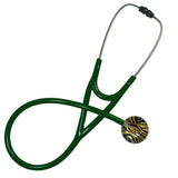 UltraScope Single Stethoscope Zebra Print Gold