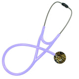 UltraScope Single Stethoscope Zebra Print Gold