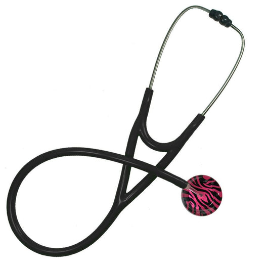 UltraScope Single Stethoscope Zebra Print Hot Pink