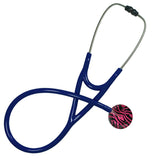 UltraScope Single Stethoscope Zebra Print Hot Pink