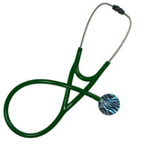 UltraScope Single Stethoscope Zebra Print Light Blue