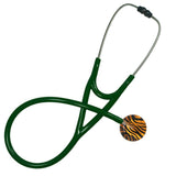 UltraScope Single Stethoscope Zebra Print Orange