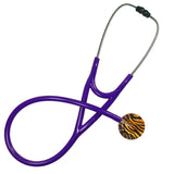 UltraScope Single Stethoscope Zebra Print Orange