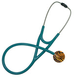UltraScope Single Stethoscope Zebra Print Orange