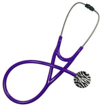 UltraScope Single Stethoscope Zebra Print White