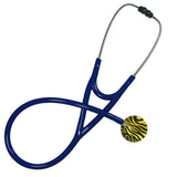 UltraScope Single Stethoscope Zebra Print Yellow