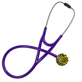UltraScope Single Stethoscope Zebra Print Yellow