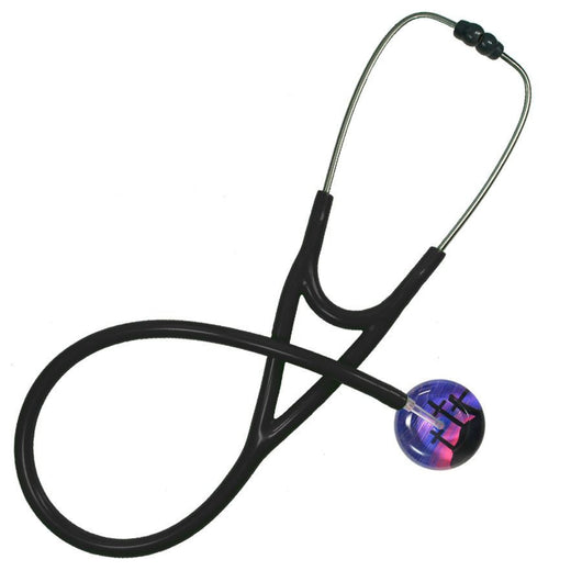 UltraScope Single Stethoscope Three Crosses Purple