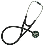 UltraScope Single Stethoscope Bones & Paw Prints Green