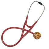 UltraScope Single Stethoscope Bones & Paw Prints Orange