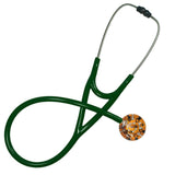 UltraScope Single Stethoscope Bones & Paw Prints Orange