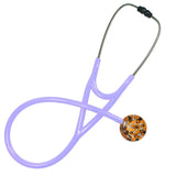 UltraScope Single Stethoscope Bones & Paw Prints Orange