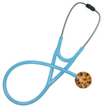 UltraScope Single Stethoscope Bones & Paw Prints Orange