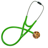 UltraScope Single Stethoscope Bones & Paw Prints Orange