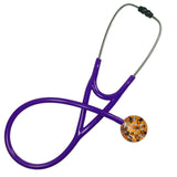 UltraScope Single Stethoscope Bones & Paw Prints Orange