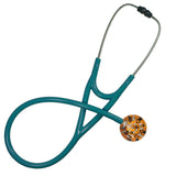 UltraScope Single Stethoscope Bones & Paw Prints Orange