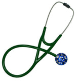 UltraScope Single Stethoscope Bones & Paw Prints Royal Blue