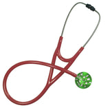 UltraScope Single Stethoscope Hearts and Glitter Light Green