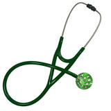 UltraScope Single Stethoscope Hearts and Glitter Light Green
