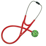 UltraScope Single Stethoscope Hearts and Glitter Light Green