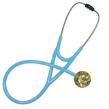 UltraScope Single Stethoscope Hearts and Glitter Yellow