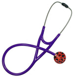 UltraScope Single Stethoscope Polka Dots Red and Black