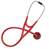UltraScope Single Stethoscope Polka Dots Red and Black