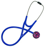 UltraScope Single Stethoscope Polka Dots Purple and Hot Pink