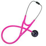 UltraScope Single Stethoscope Polka Dots Black and Purple