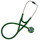 UltraScope Single Stethoscope Polka Dots Purple and Light Green